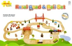 BigJigs BJT021 Landelijke Road & Railset 9 BigJigs BJT021 Landelijke Road & Railset -Indoor Speelgoed Winkel landelijke road railset bigjigs bjt021 2