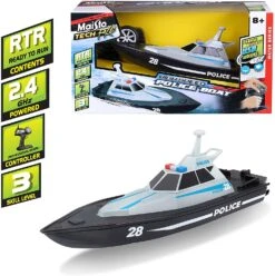 MAISTO TECH RC SPEED BOAT POLICE Radiografische Politieboot