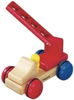 Houten Mini-brandweerwagen Fagus -Indoor Speelgoed Winkel mini brandweerwagen fagus 12 02 1