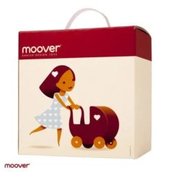 Moover Poppenwagen Hout Rood 7 Moover Poppenwagen Hout Rood -Indoor Speelgoed Winkel moover poppenwagen 5