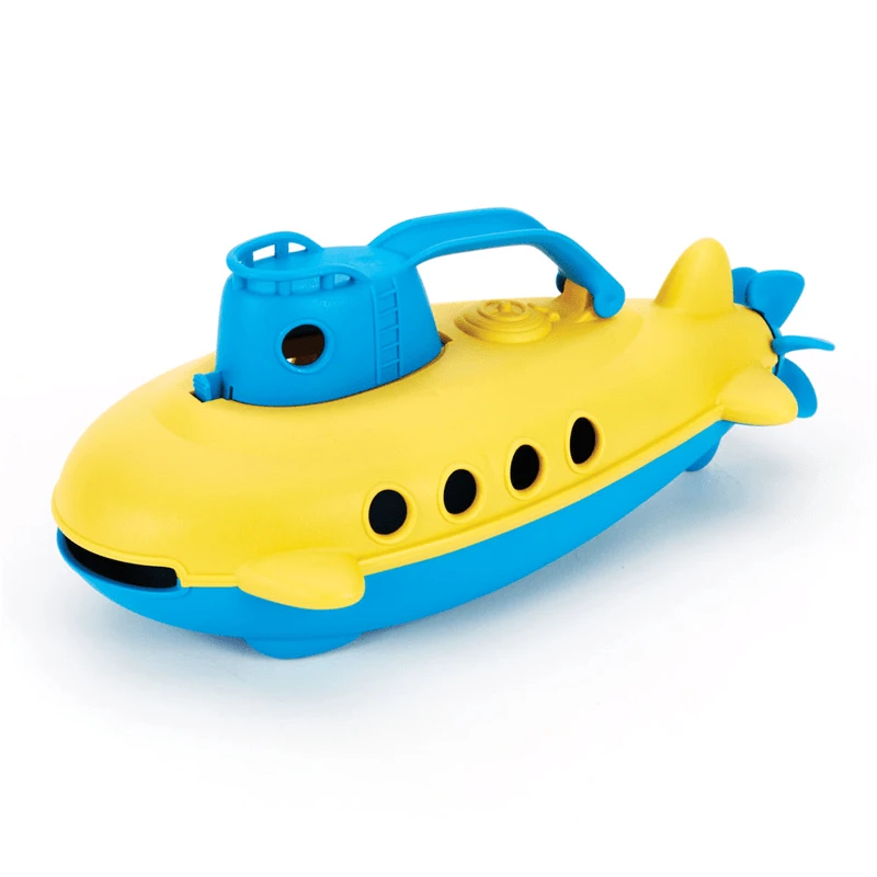 Green Toys Green-Toys Onderzeeer Geel Met Blauw Handvat 4 Green Toys Green-Toys Onderzeeer Geel Met Blauw Handvat - Afbeelding 2