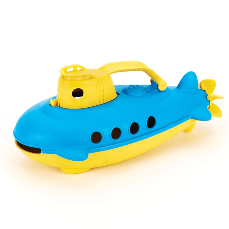 Green Toys Green-Toys Onderzeeer Blauw Met Geel Handvat 4 Green Toys Green-Toys Onderzeeer Blauw Met Geel Handvat - Afbeelding 2