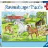 Op De Manege – Puzzelbox Ravensburger 2 X 24 Stukjes -Indoor Speelgoed Winkel op de manege puzzelbox ravensburger
