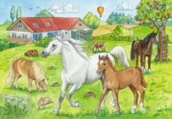 Op De Manege – Puzzelbox Ravensburger 2 X 24 Stukjes -Indoor Speelgoed Winkel op de manege puzzelbox ravensburger 2