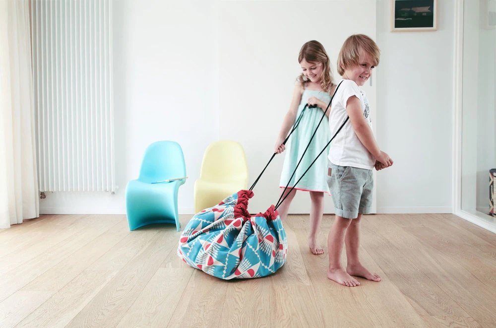 Opbergzak En Speelkleed 2 – In – 1 – Play&Go Zigzag Blue 9 Opbergzak En Speelkleed 2 – In – 1 – Play&Go Zigzag Blue - Afbeelding 7