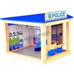 Pintoy Houten Politiebureau -Indoor Speelgoed Winkel politie bureau pintoy 10584 1 1