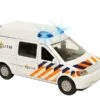 Politiebus, Pull Back Met Licht En Geluid. -Indoor Speelgoed Winkel politiebus kidsglobe 510711