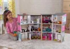 Poppenhuis Modern Deluxe Herenhuis -Indoor Speelgoed Winkel poppenhuis kidkraft 65883 modern deluxe herenhuis 1 1