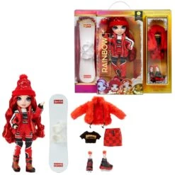 Rainbow High Fashion Winter Break Modepop Ruby Anderson -Indoor Speelgoed Winkel rainbow high fashion winter break doll ruby anderson 2