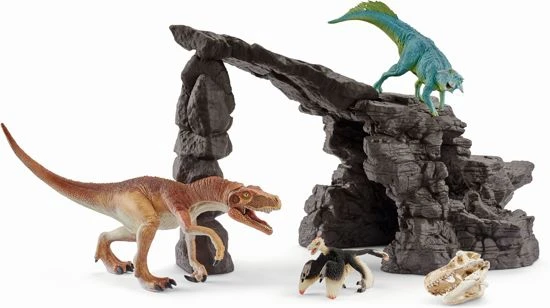 Schleich 41461 Dinoset Met Grot Dinosaurus 4 Schleich 41461 Dinoset Met Grot Dinosaurus - Afbeelding 2