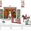 Schleich 42338 Groot Wedstrijdtoernooi Met Ruiters En Paarden