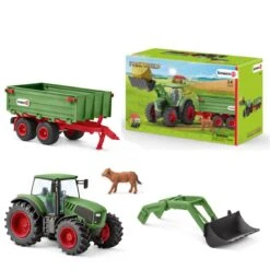 Schleich 42379 Tractor Met Aanhanger FarmWorld -Indoor Speelgoed Winkel schleich 42379 tractor met aanhanger 2