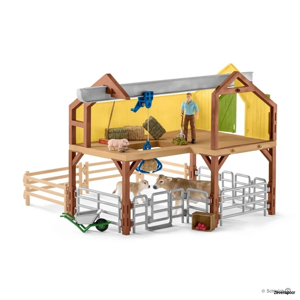 Schleich 42407 Grote Boerderij Met Stal En Dieren FarmWorld 7 Schleich 42407 Grote Boerderij Met Stal En Dieren FarmWorld - Afbeelding 5