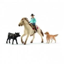 Schleich 42419 Western Boerderij Farm World -Indoor Speelgoed Winkel schleich 42419 western rijden 1