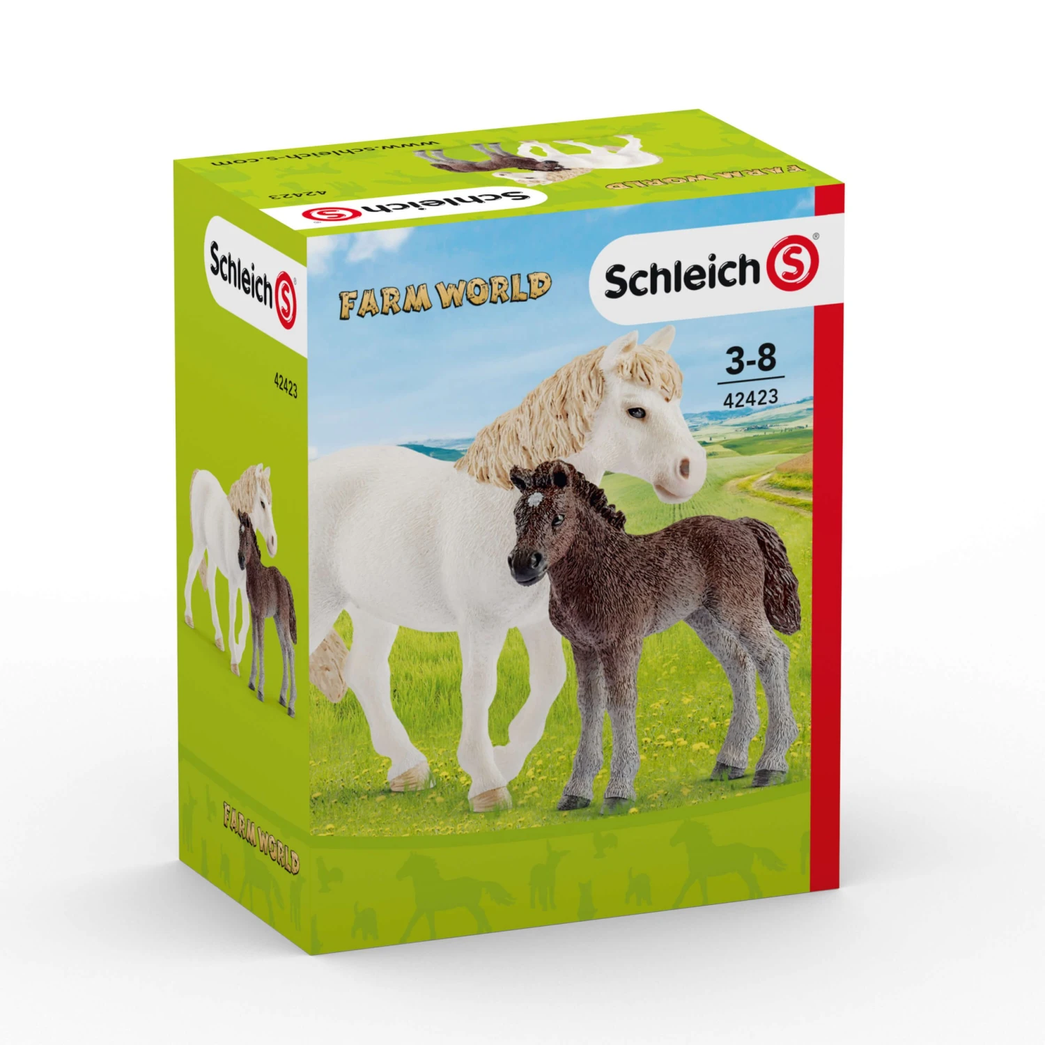 Schleich 42423 Pony En Veulen Farm World 5 Schleich 42423 Pony En Veulen Farm World - Afbeelding 3