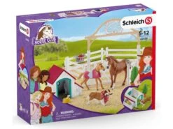 Schleich 42458 Hannah’s Gastpaarden Met Hond Ruby HorseClub 13 Schleich 42458 Hannah’s Gastpaarden Met Hond Ruby HorseClub -Indoor Speelgoed Winkel schleich 42458 hannas paarden gasten verblijf met hondenhok 1