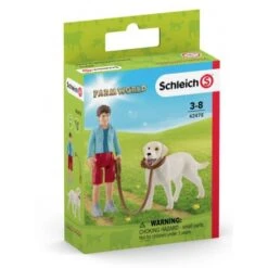 Schleich 42478 Wandelen Met Labrador FarmWorld 9 Schleich 42478 Wandelen Met Labrador FarmWorld -Indoor Speelgoed Winkel schleich 42478 wandeling met labrador 2