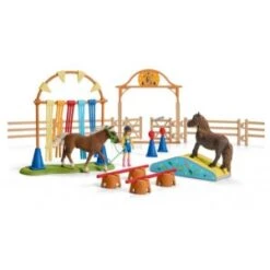 Schleich 42481 Pony Behendigheidstraining HorseClub -Indoor Speelgoed Winkel schleich 42481 pony behendigheidstraining