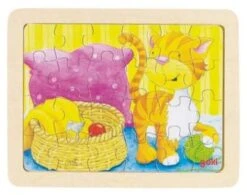 Set Houten Puzzels Dieren , 6 Delig -Indoor Speelgoed Winkel set houten puzzels goki 57807 4