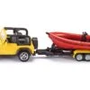 Siku 1658 Jeep Met Trailer En Motorboot -Indoor Speelgoed Winkel siku 1658 jeep met trailer en motorboot