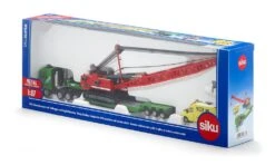 Siku 1834 Transport Zwaar Materieel Dieplader Met Hijskraan  -Indoor Speelgoed Winkel siku 1834 transport zwaar materieel 3
