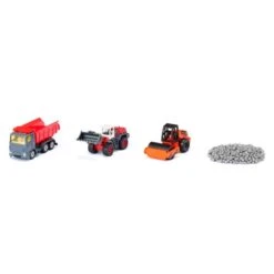 Siku 6329 Giftset Infra Stratenbouw Schaal 1:87 -Indoor Speelgoed Winkel siku 6329 giftset stratenbouw loader compactor vrachtauto 1
