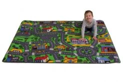 Speelkleed CityLife Speeltapijt 95 X 200cm Speelmat -Indoor Speelgoed Winkel speelkleed city life speelactief.nl 1 1