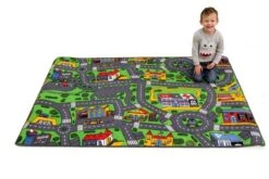 Speelkleed CityLife Speeltapijt 95 X 200cm Speelmat -Indoor Speelgoed Winkel speelkleed city life speelactief.nl 2 1