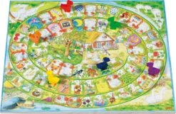 Ganzenbord XXL 5 Ganzenbord XXL -Indoor Speelgoed Winkel spel ganzenbord xxl goki 556734 1