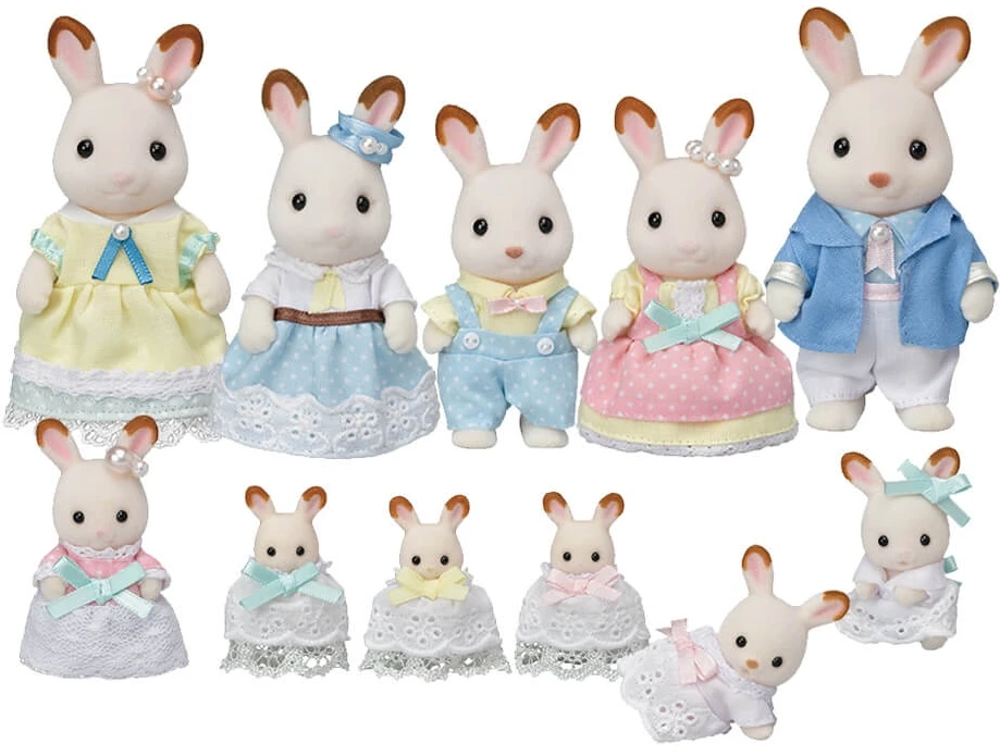 Sylvanian Families Jubileumset Familie Chocoladekonijn SF5506 4 Sylvanian Families Jubileumset Familie Chocoladekonijn SF5506 - Afbeelding 2