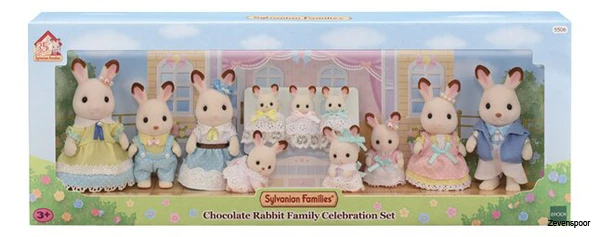 Sylvanian Families Jubileumset Familie Chocoladekonijn SF5506 3 Sylvanian Families Jubileumset Familie Chocoladekonijn SF5506