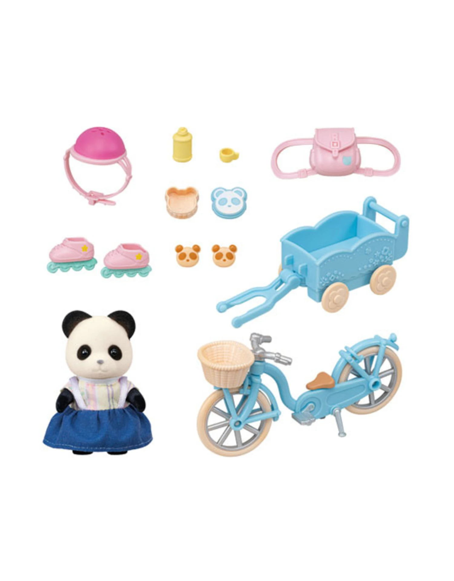 Sylvanian Families Fiets En Skateset Panda Meisje SF5652 7 Sylvanian Families Fiets En Skateset Panda Meisje SF5652 - Afbeelding 5