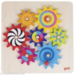 Tandwielenpuzzel Goki -Indoor Speelgoed Winkel tandwielen puzzel goki 58530 1