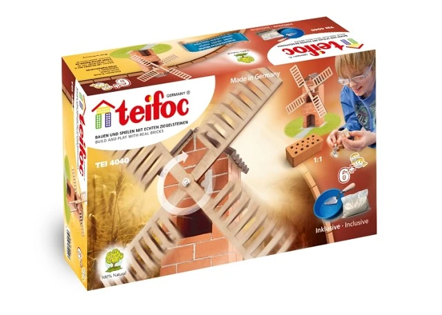 Teifoc T4040 Bouwdoos Windmolen Metselset 4 Teifoc T4040 Bouwdoos Windmolen Metselset - Afbeelding 2