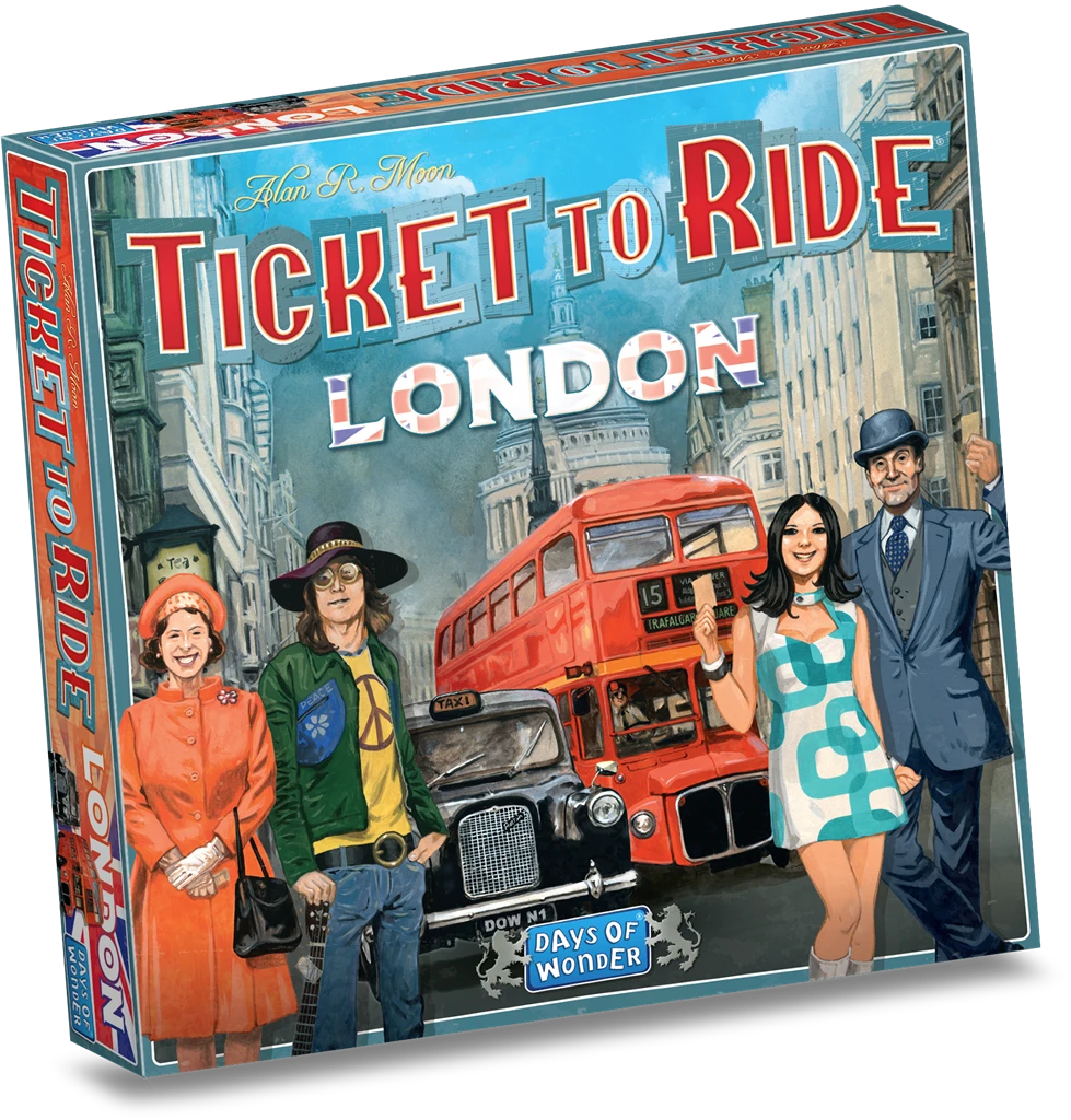 Days Of Wonder Ticket To Ride London Bordspel 3 Days Of Wonder Ticket To Ride London Bordspel
