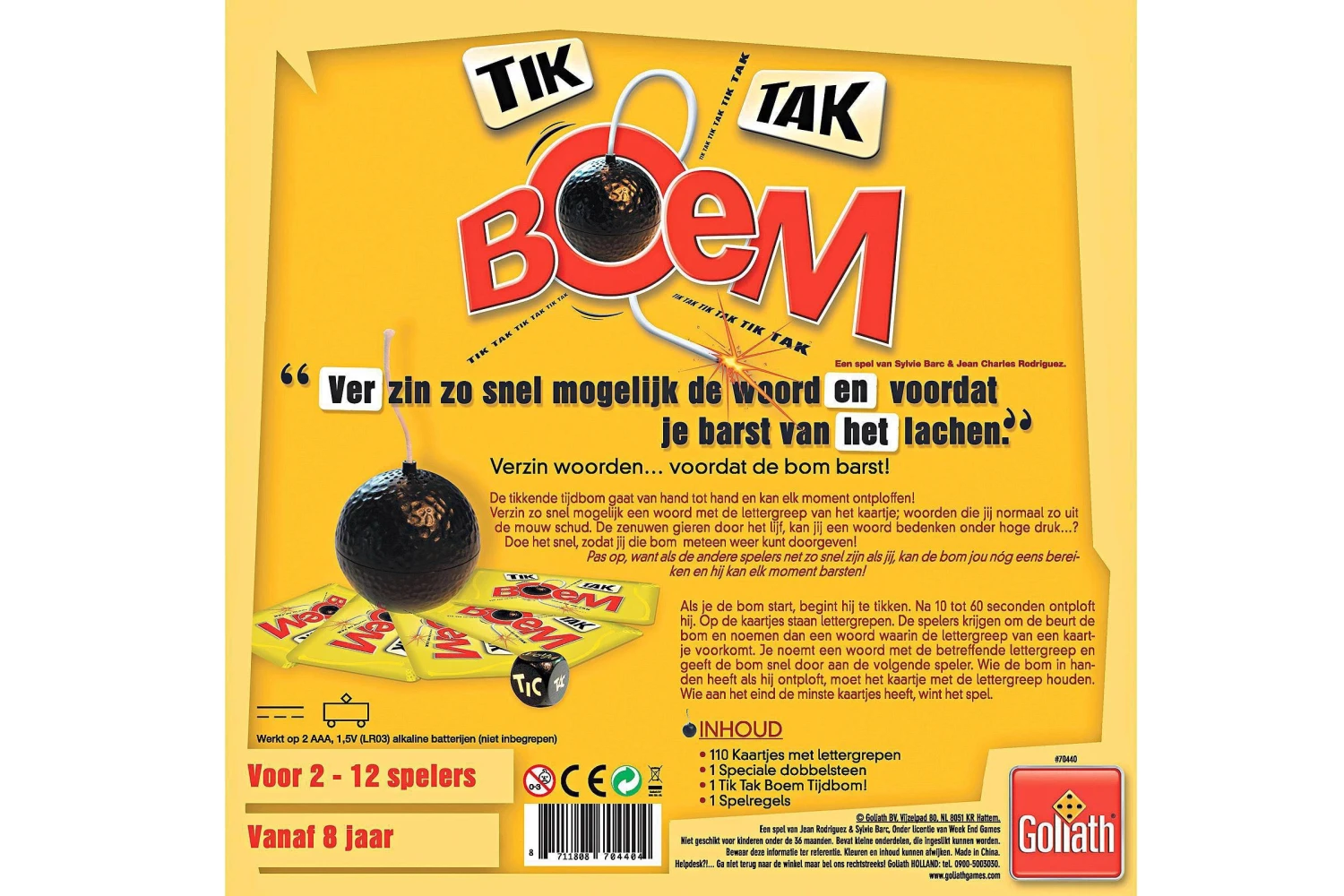 Tik Tak Boem Familiespel Goliath Spellen 6 Tik Tak Boem Familiespel Goliath Spellen - Afbeelding 4