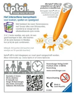 Tiptoi Quizzen&Weetjes Dinosauriers 5 Tiptoi Quizzen&Weetjes Dinosauriers -Indoor Speelgoed Winkel tiptoi quizzen weetjes dinosauriers 1