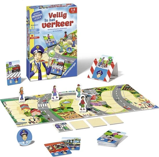 Veilig In Het Verkeer Kinderspel Ravensburger Spellen 5 Veilig In Het Verkeer Kinderspel Ravensburger Spellen - Afbeelding 3