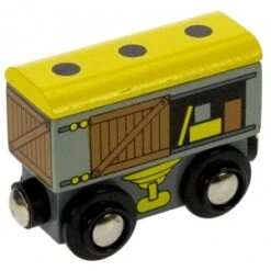 BigJigs BJT402 Rail Wagon Goederentransport -Indoor Speelgoed Winkel wagon goederentransport bigjigs bjt402 1