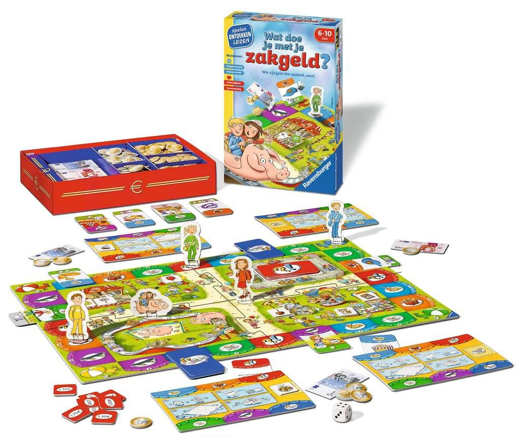 Wat Doe Je Met Je Zakgeld? Kinderspel Ravensburger Spellen 4 Wat Doe Je Met Je Zakgeld? Kinderspel Ravensburger Spellen - Afbeelding 2