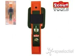 Scout Waterpas Kunststof Incl Gordelhouder Kindergereedschap -Indoor Speelgoed Winkel waterpas scout 19424 1