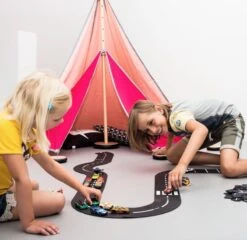 WayToPlay King Of The Road Rubber Flexibele Autobaan 40-dlg -Indoor Speelgoed Winkel waytoplay king of the road flexibele autobaan 4