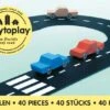 WayToPlay King Of The Road Rubber Flexibele Autobaan 40-dlg -Indoor Speelgoed Winkel waytoplay king of the road flexibele autobaan 1