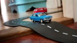 WayToPlay Straight Rubber Autobaanstukken 4pc -Indoor Speelgoed Winkel waytoplay rubber autobaanset