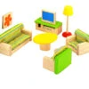 Meubelset Woonkamer I -Indoor Speelgoed Winkel woonkamer poppenhuis goki 6569